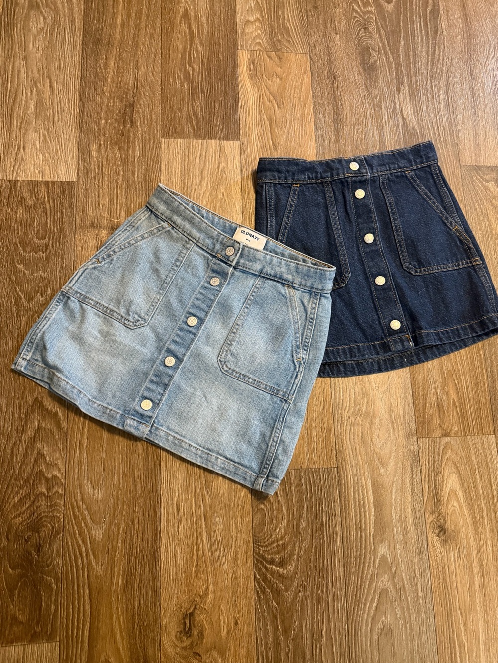 Old Navy denim skirts – 2 different shades